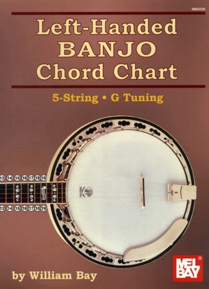 Left-Handed Banjo Chord Chart, William Bay - Paperback - 9780786683239