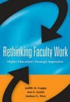 Rethinking Faculty Work - Higher Education's Strategic Imperative | Jm Gappa | 