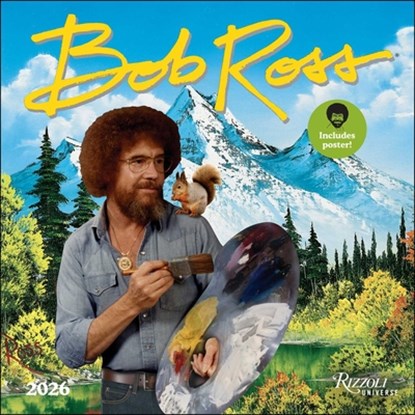Bob Ross 2026 Wall Calendar (Includes Full-Color Poster), Bob Ross - Paperback - 9780789348302