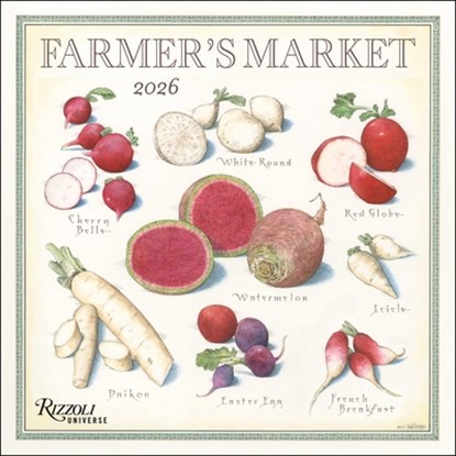 Farmer's Market 2026 Wall Calendar, John Burgoyne - Paperback - 9780789348371