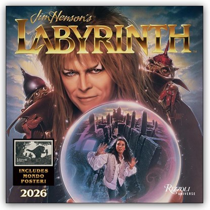 Jim Henson’s Labyrinth 2026 Wall Calendar (Includes Full-Color Poster), Jim Henson Company - Paperback - 9780789348432
