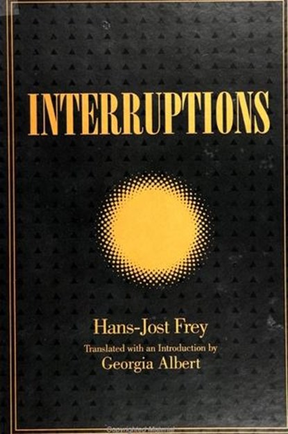 Interruptions, Hans-Jost Frey - Paperback - 9780791430200