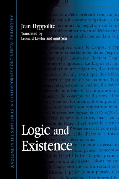 Logic and Existence, Jean Hyppolite - Paperback - 9780791432327