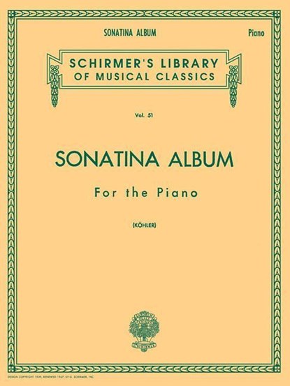 SONATINA ALBUM, Hal Leonard Corp - Paperback - 9780793525539