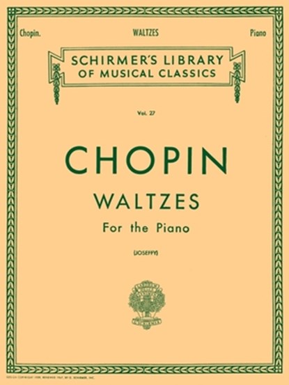 Valses, Frederic Chopin - Paperback - 9780793525812
