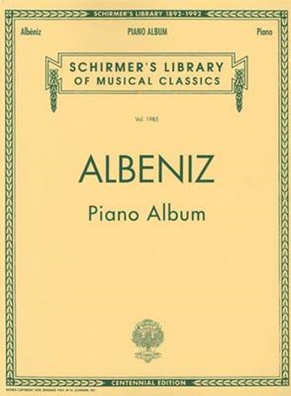 Piano Album, Isaac Albeniz - Gebonden - 9780793530410