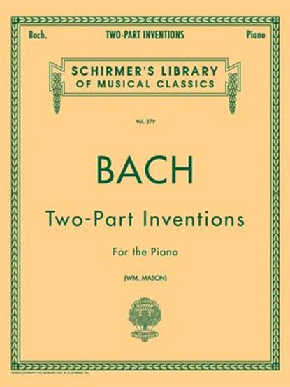 15 2-PART INVENTIONS, Johann Sebastian Bach - Paperback - 9780793553037