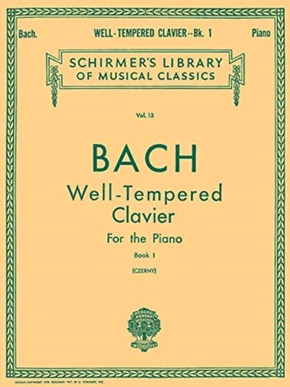 Well Tempered Clavier - Book 1, Johann Sebastian Bach - Paperback - 9780793553105