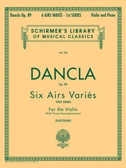 6 AIRS VARIES OP 89, Louis Svecenski - Paperback - 9780793554362