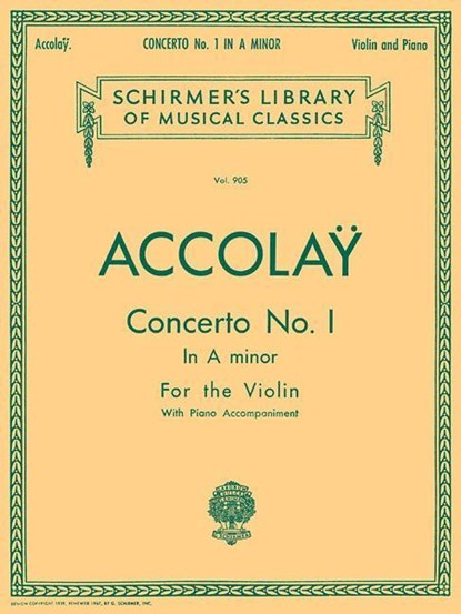 CONCERTO NO. 1 IN A MINOR, UNKNOWN - Paperback - 9780793554454