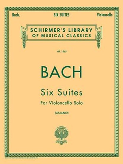 6 SUITES, Johann Sebastian Bach - Paperback - 9780793554485