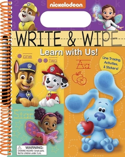 Nickelodeon: Write and Wipe: Learn with Us!, Editors of Studio Fun International - Paperback - 9780794447717