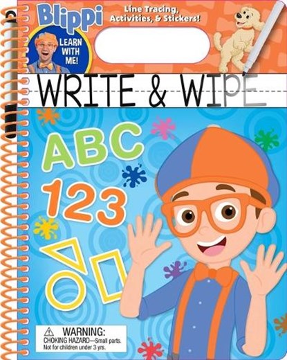 BLIPPI WRITE & WIPE M/TV, Editors of Studio Fun International - Paperback - 9780794449315