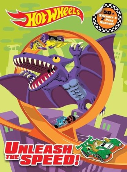 Hot Wheels: Unleash the Speed!: Panorama Sticker Book, Delaney Foerster - Paperback - 9780794451059