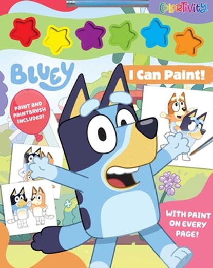 Bluey Colortivity: I Can Paint!, Editors of Studio Fun International - Paperback - 9780794452636