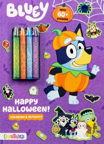 Bluey Colortivity: Happy Halloween!, Grace Baranowski - Paperback - 9780794453947