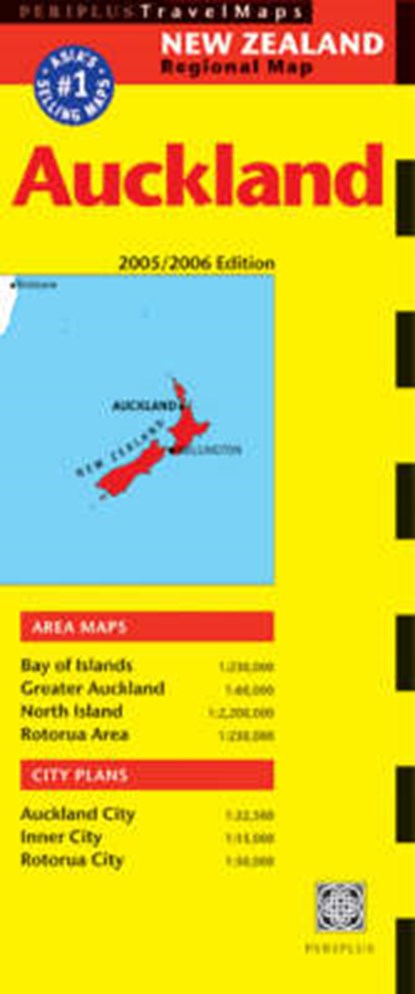 Auckland Travel Map Second Edition, Tuttle Publishing - Overig - 9780794600334