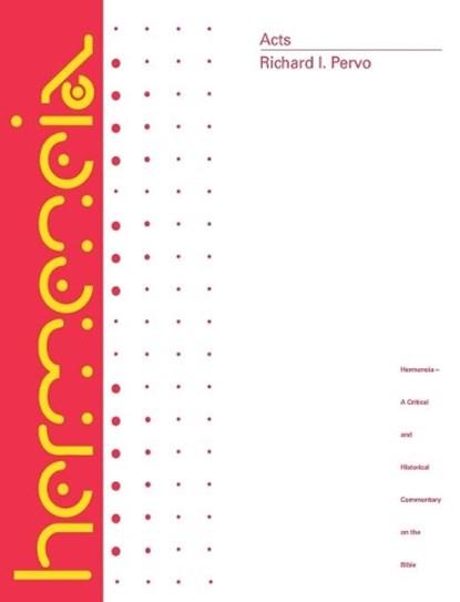 Acts, Richard I. Pervo - Gebonden - 9780800660451