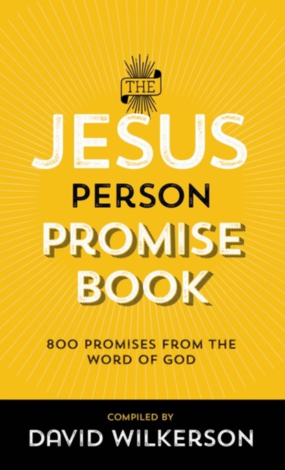 The Jesus Person Promise Book – Over 800 Promises from the Word of God, David Wilkerson - Paperback - 9780800795955