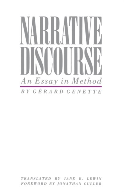 Narrative Discourse, Gerard Genette - Paperback - 9780801492594