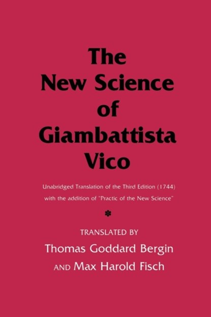 The New Science of Giambattista Vico, Giambattista Vico - Paperback - 9780801492655