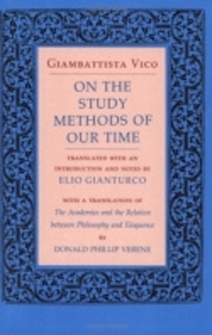 On the Study Methods of Our Time, Giambattista Vico - Paperback - 9780801497780