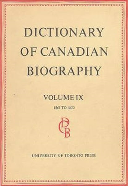 Dictionary of Canadian Biography / Dictionaire Biographique du Canada, Francess G. Halpenny ; Jean Hamelin - Gebonden - 9780802033192