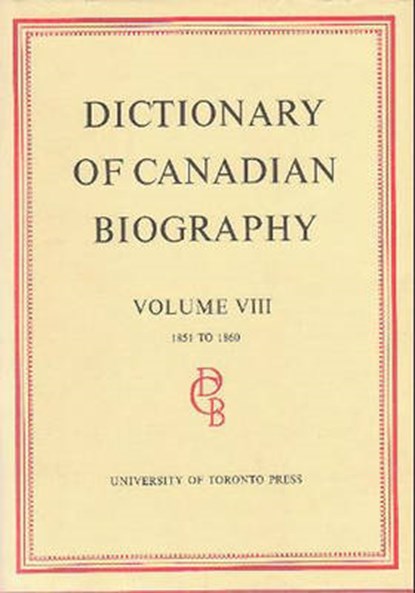 Dictionary of Canadian Biography / Dictionaire Biographique du Canada, Francess G. Halpenny ; Jean Hamelin - Gebonden - 9780802034229
