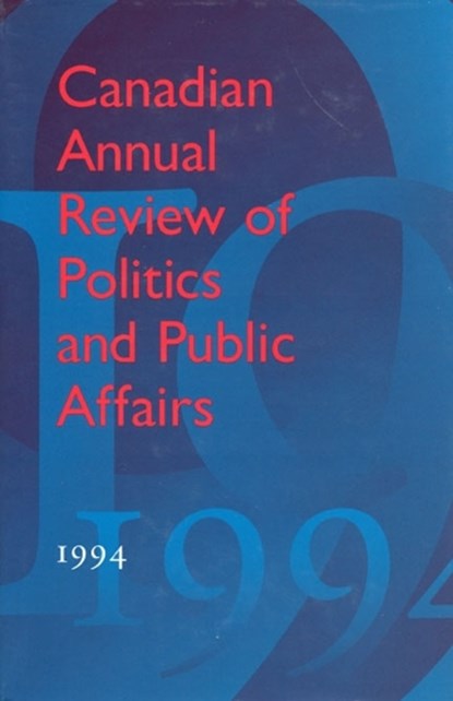 Canadian Annual Review of Politics and Public Affairs, David Leyton-Brown - Gebonden - 9780802048288