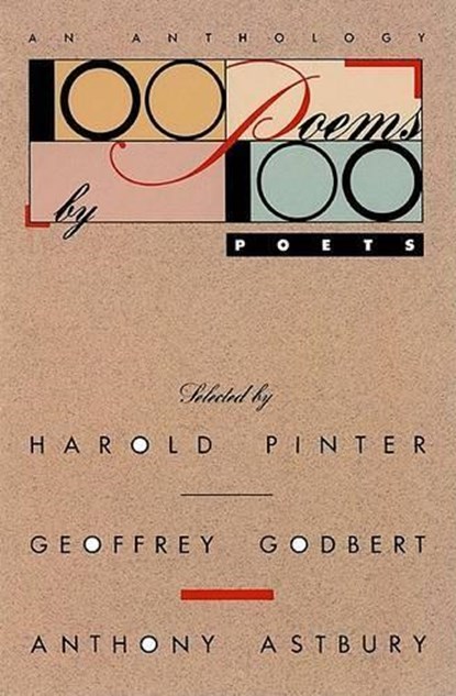 100 Poems by 100 Poets, Harold Pinter - Paperback - 9780802132796