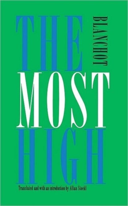 The Most High, Maurice Blanchot - Paperback - 9780803261907