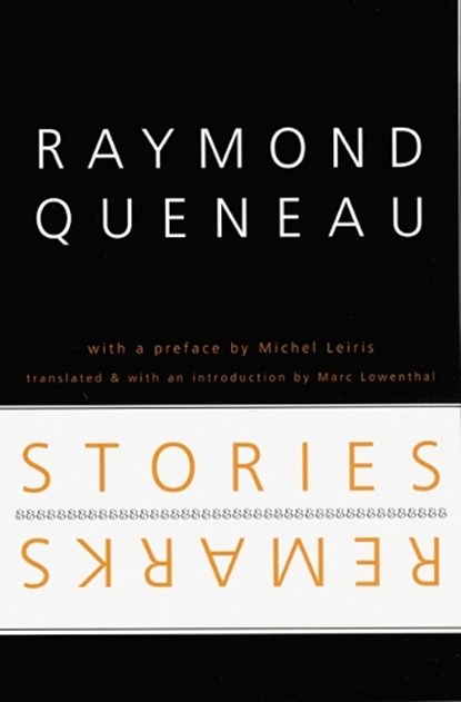 Stories and Remarks, Raymond Queneau - Paperback - 9780803288522