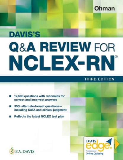 Davis's Q&A Review for NCLEX-RN (R), Kathleen A. Ohman - Paperback - 9780803689855