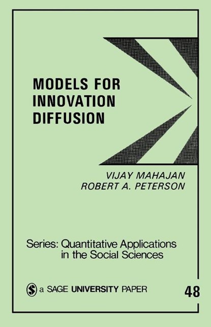 Models for Innovation Diffusion, Vijay Mahajan ; Robert A. Peterson - Paperback - 9780803921368