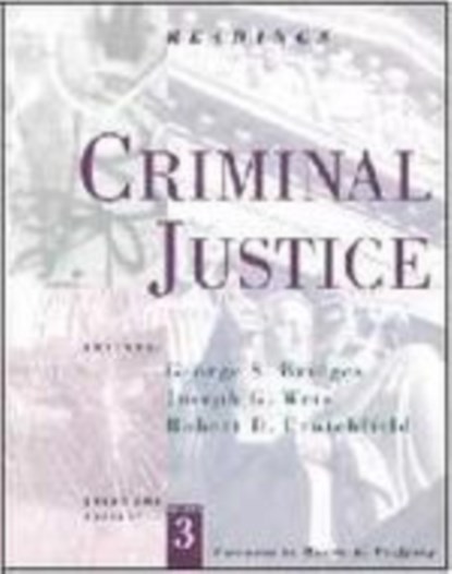 Criminal Justice, George S. Bridges ; Joseph G. Weis ; Robert D. Crutchfield - Paperback - 9780803990807