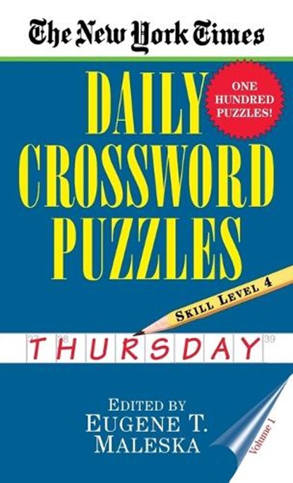 The New York Times Daily Crossword Puzzles: Thursday, Volume 1, New York Times - Paperback - 9780804115827