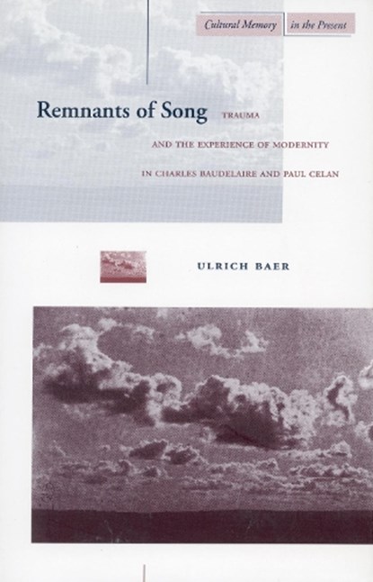 Remnants of Song, BAER,  Ulrich - Gebonden - 9780804738262