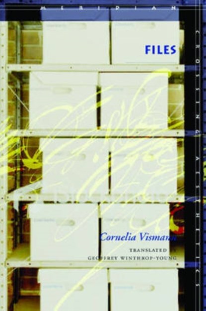 Files, Cornelia Vismann - Paperback - 9780804751513