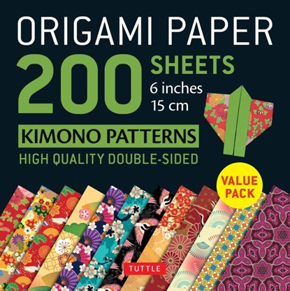 Origami Paper 200 sheets Kimono Patterns 6 (15 cm), Tuttle Publishing - Losbladig Paperback - 9780804850803