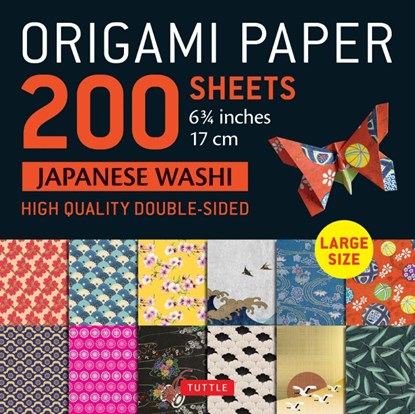 Origami Paper 200 sheets Japanese Washi Patterns 6.75 inch, Tuttle Publishing - Gebonden - 9780804852395