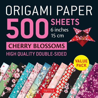 Origami Paper 500 sheets Cherry Blossoms 6 inch (15 cm), Tuttle Publishing - Gebonden - 9780804853637