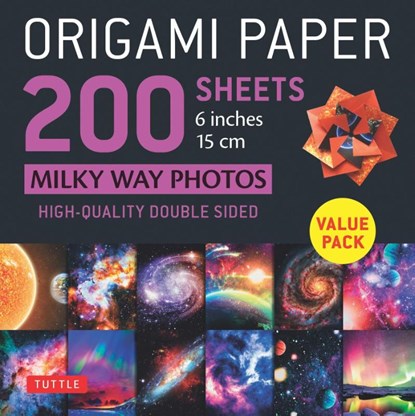 Origami Paper 200 sheets Milky Way Photos 6 Inches (15 cm), Tuttle Publishing - Gebonden - 9780804853651