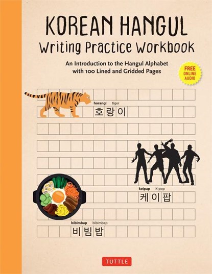 Korean Hangul Writing Practice Workbook, Tuttle Studio - Paperback - 9780804855600