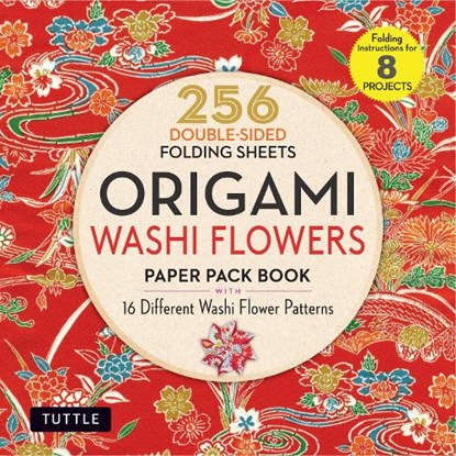 Origami Washi Flowers Paper Pack Book, Tuttle Studio - Paperback - 9780804858403