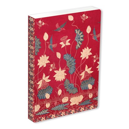 Journal Sarong Buketan with Lotuses, Lined Paperback, Tuttle Studio - Paperback - 9780804859172