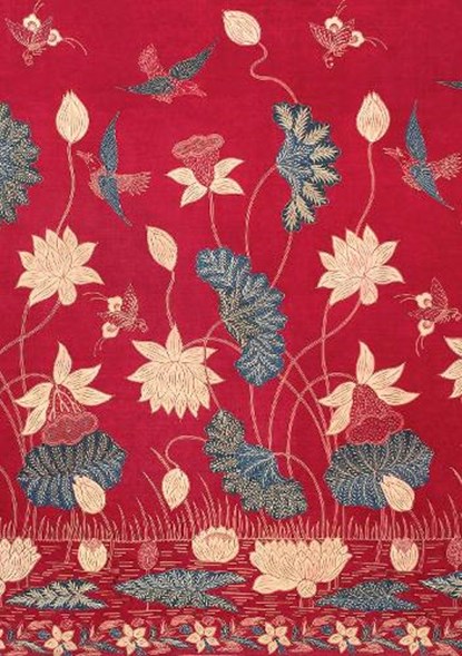 Journal Sarong Buketan with Lotuses, Lined Paperback, Tuttle Studio - Paperback - 9780804859172