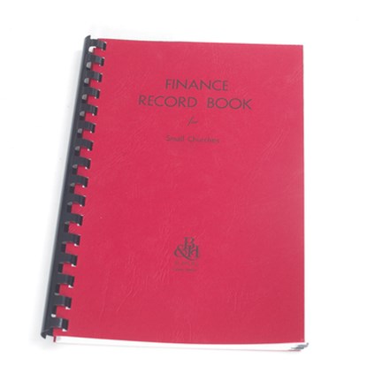Finance Record Book for Small Churches, Broadman Church Supplies Staff - Gebonden - 9780805480993