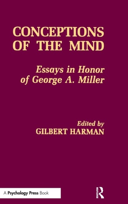 Conceptions of the Human Mind, Gilbert Harman - Gebonden - 9780805812343