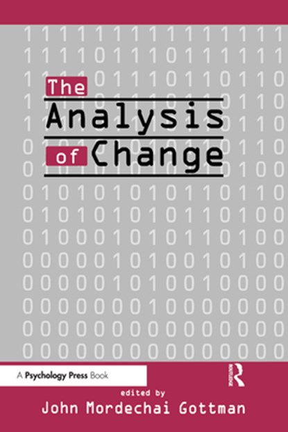 The Analysis of Change, John Mordechai Gottman - Gebonden - 9780805813562