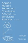 Applied Multiple Regression/Correlation Analysis for the Behavioral Sciences | Jacob Cohen ; Patricia Cohen ; Stephen G. West ; Leona S. Aiken | 